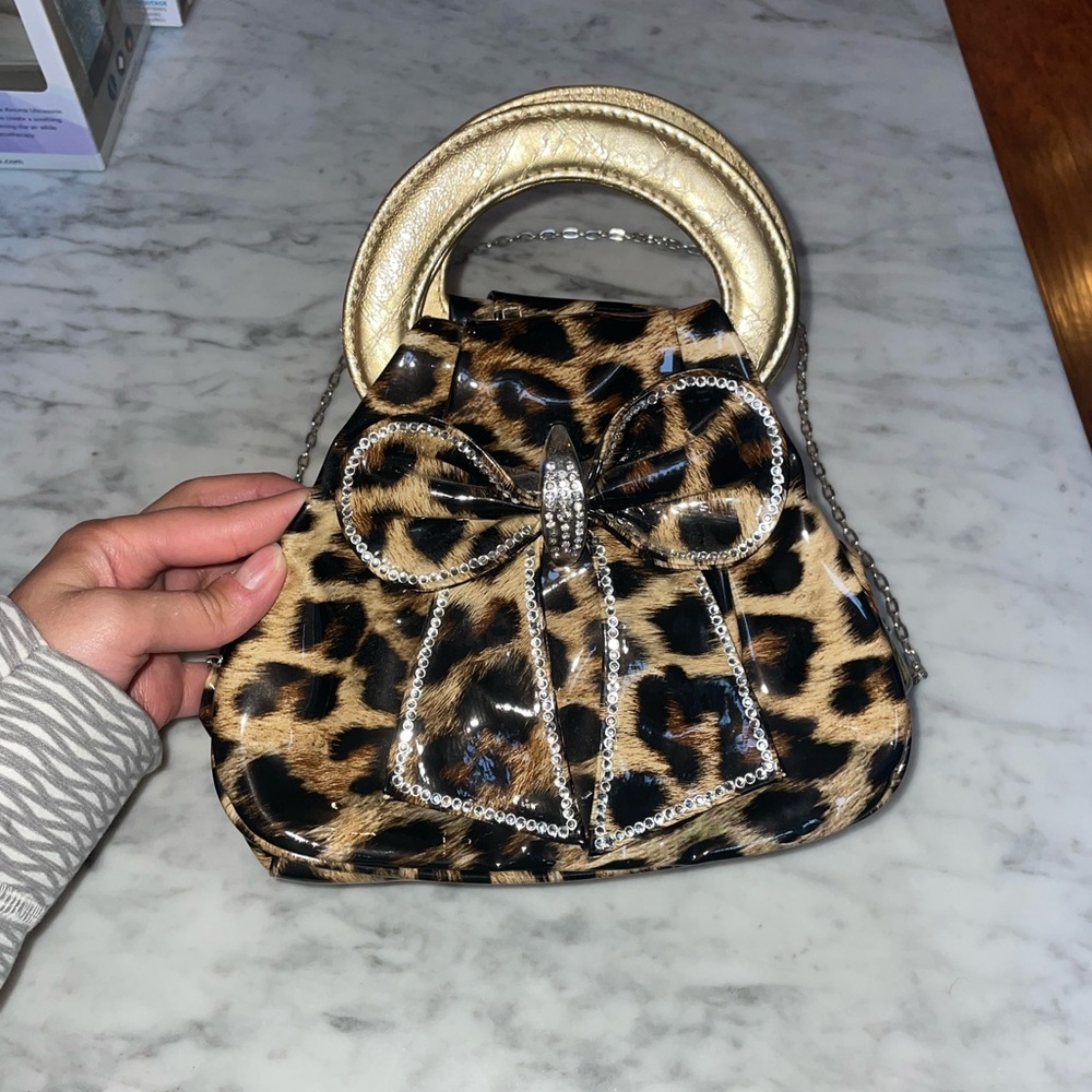 Boutique Cheetah Print Handbag